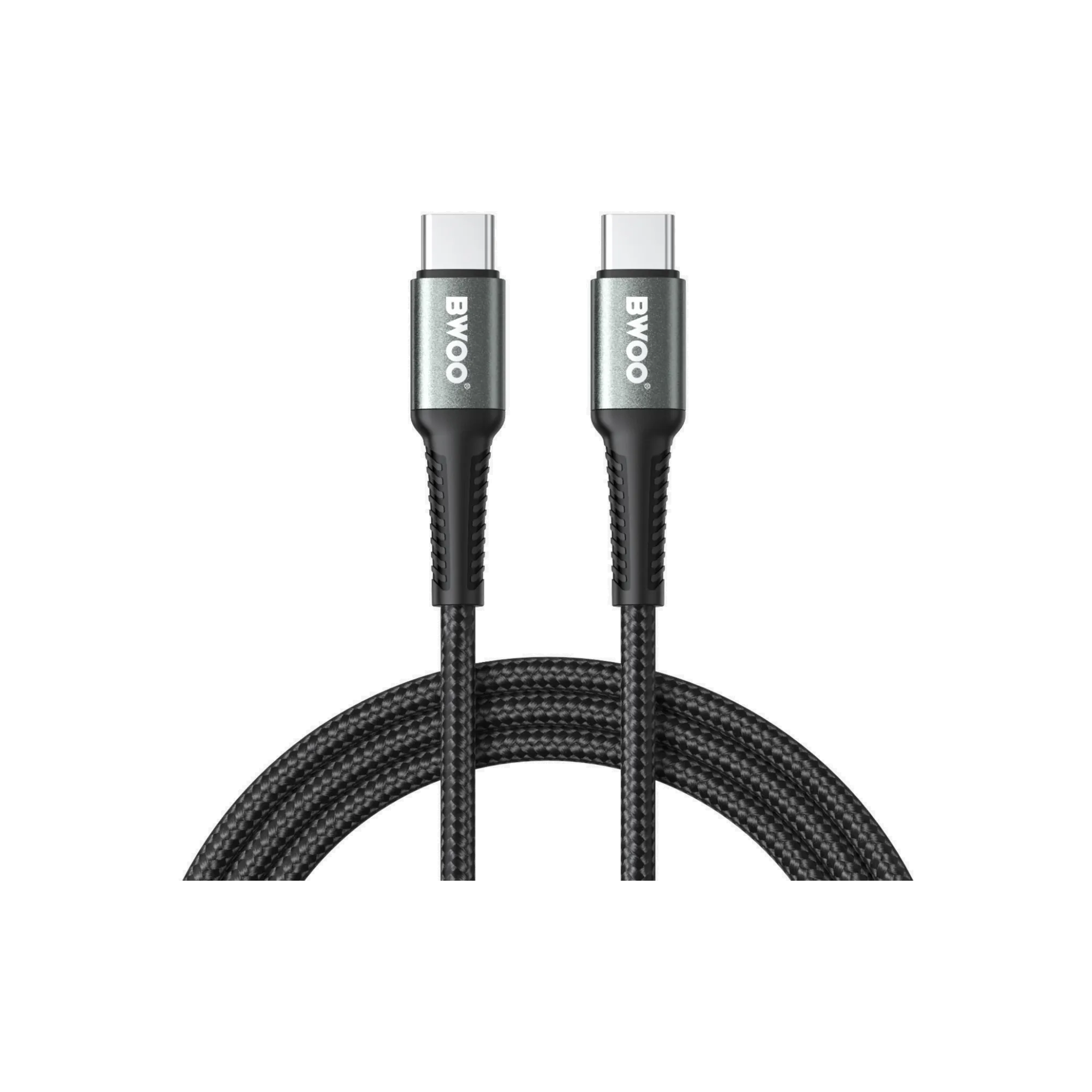 BWOO BO-X288C-C 2M PD 60W Nylon Braided Type-C Cable