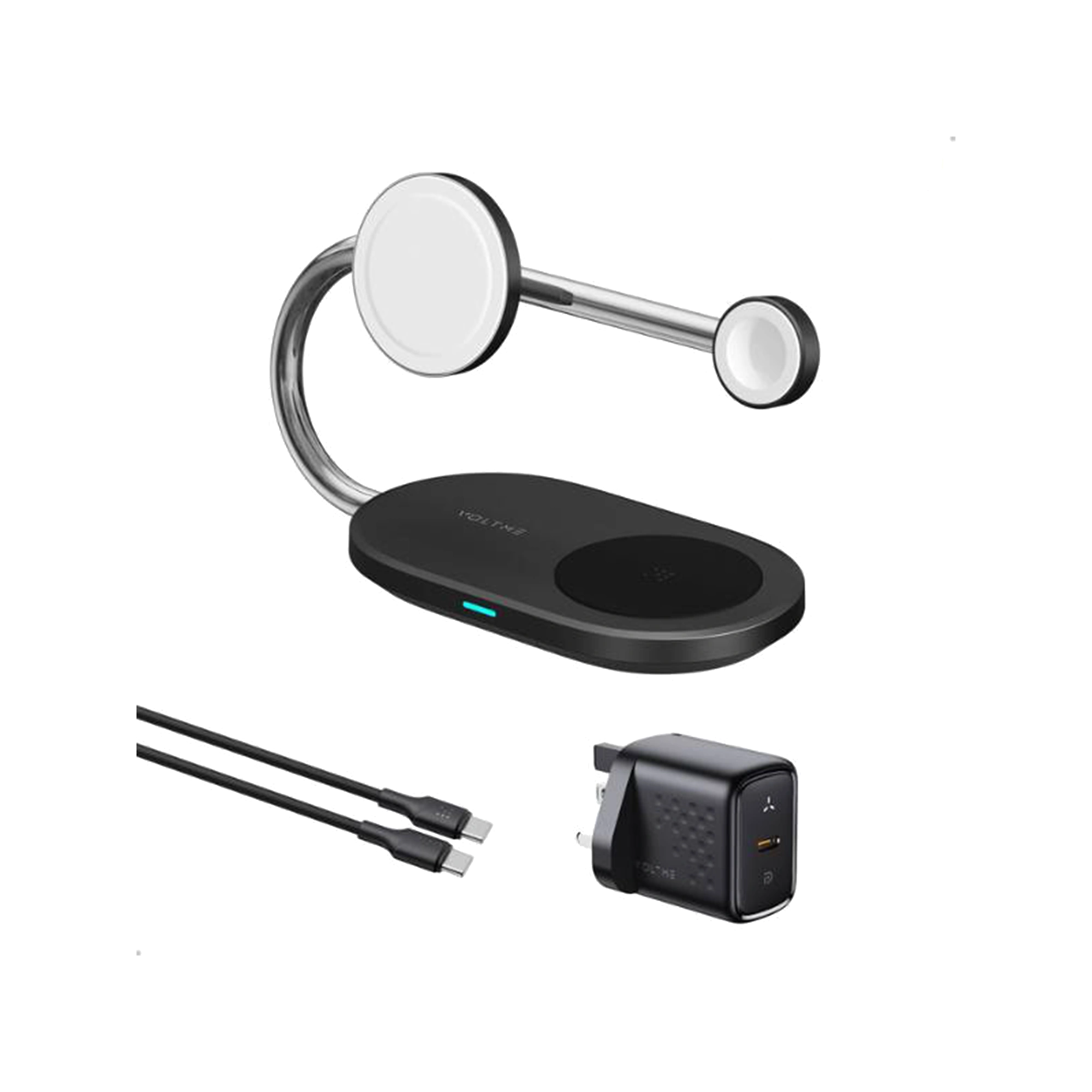 VOLTME MagPak 3-in-1 Qi2 Wireless Charger