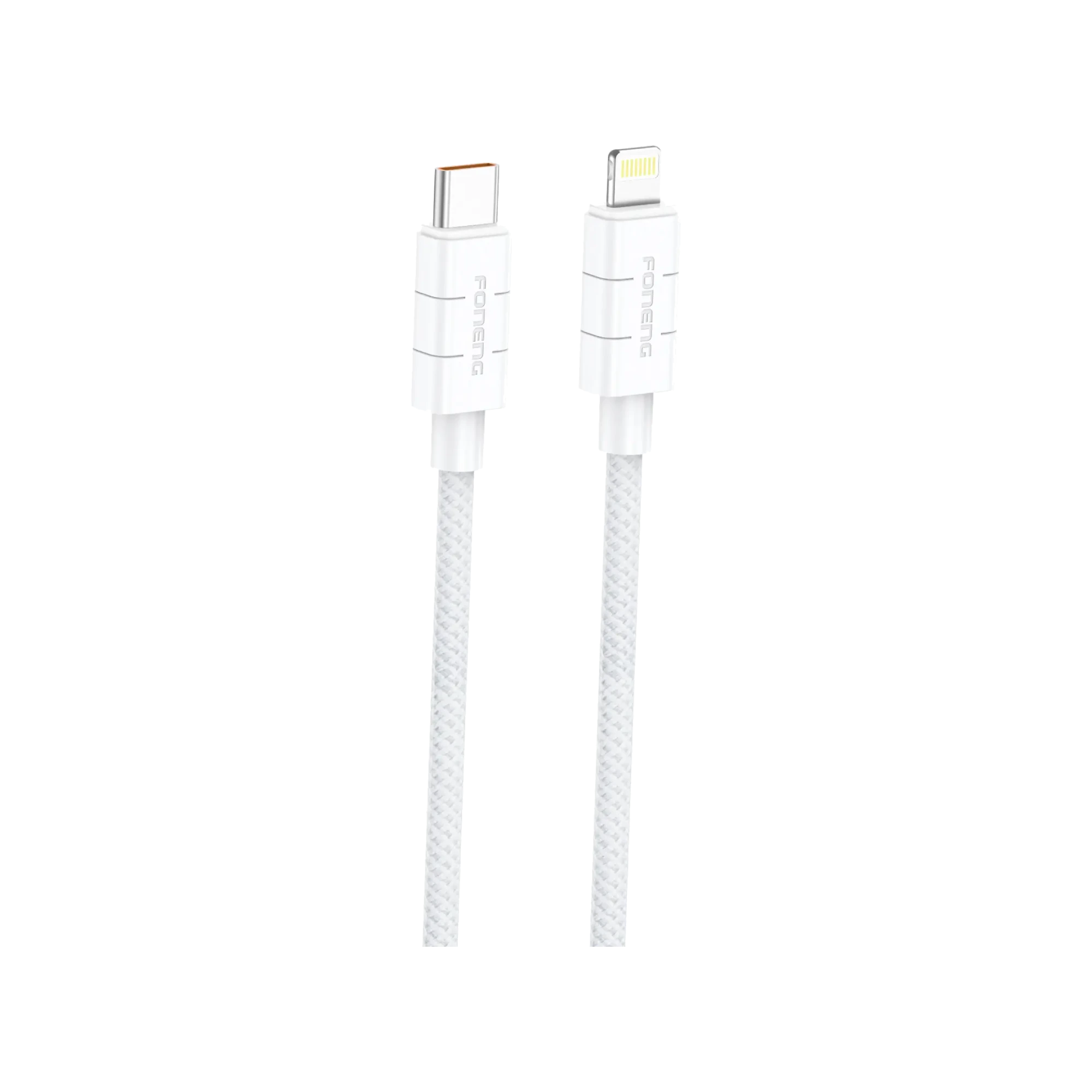 Foneng XS02 1.2M 27W C to Lightning Braided Data Cable
